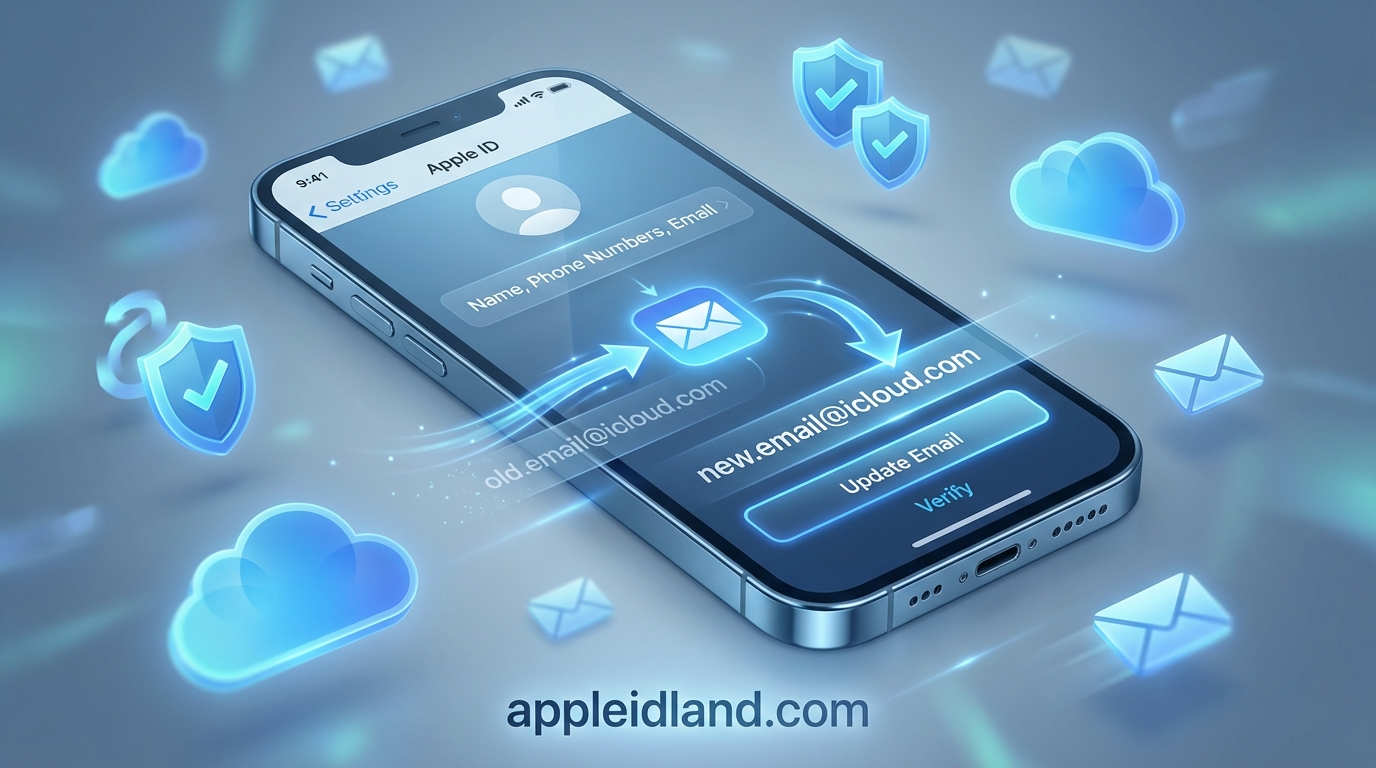 تغییر ایمیل اپل آیدی؛ آموزش کامل عوض کردن ایمیل Apple ID بدون از دست رفتن اطلاعات