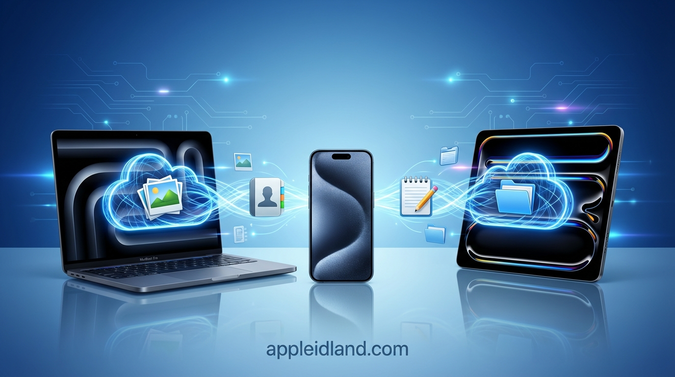 همگام‌سازی iCloud چیست؟ راهنمای کامل سینک iCloud بین دستگاه‌های اپل