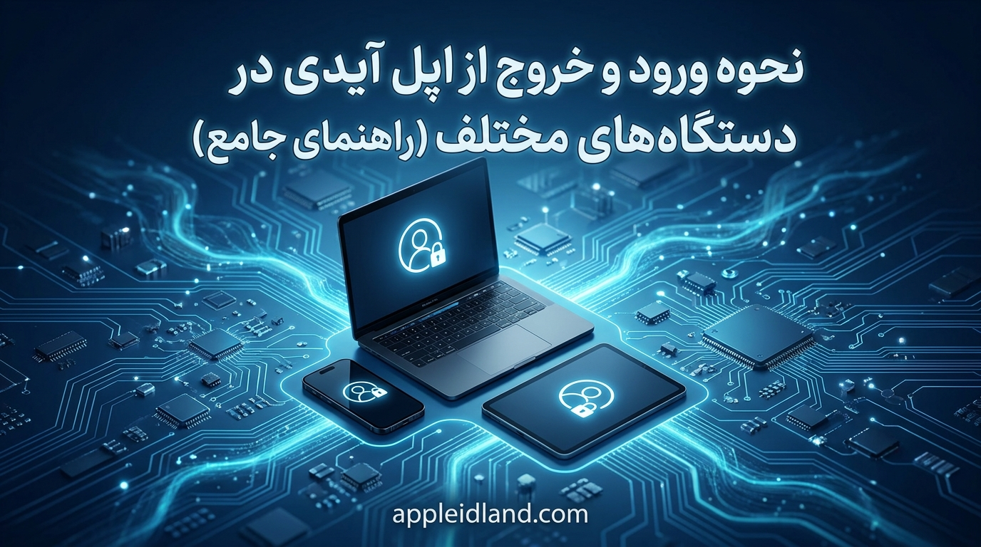نحوه ورود و خروج از اپل آیدی در دستگاه‌های مختلف (راهنمای جامع)